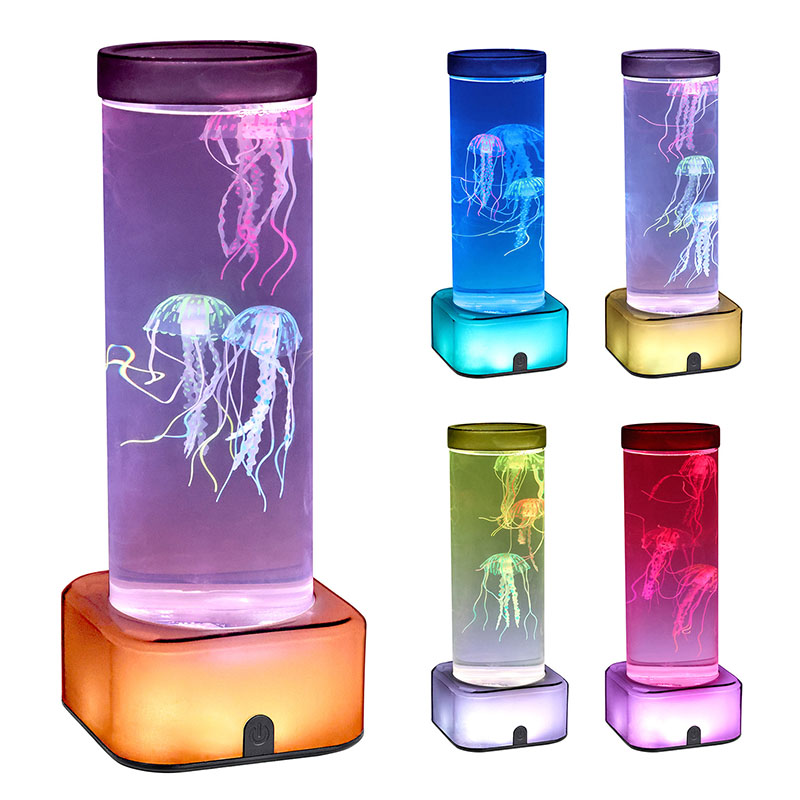 Lampu ubur -ubur besar dengan dasar persegi RGB