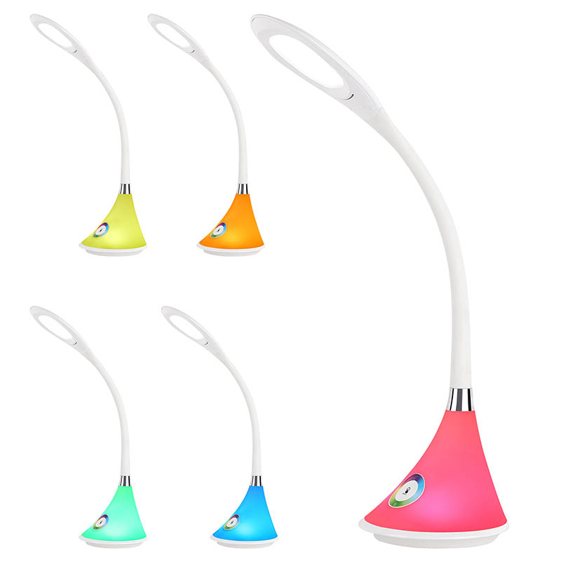 Lampu meja LED capung dengan dasar RGB