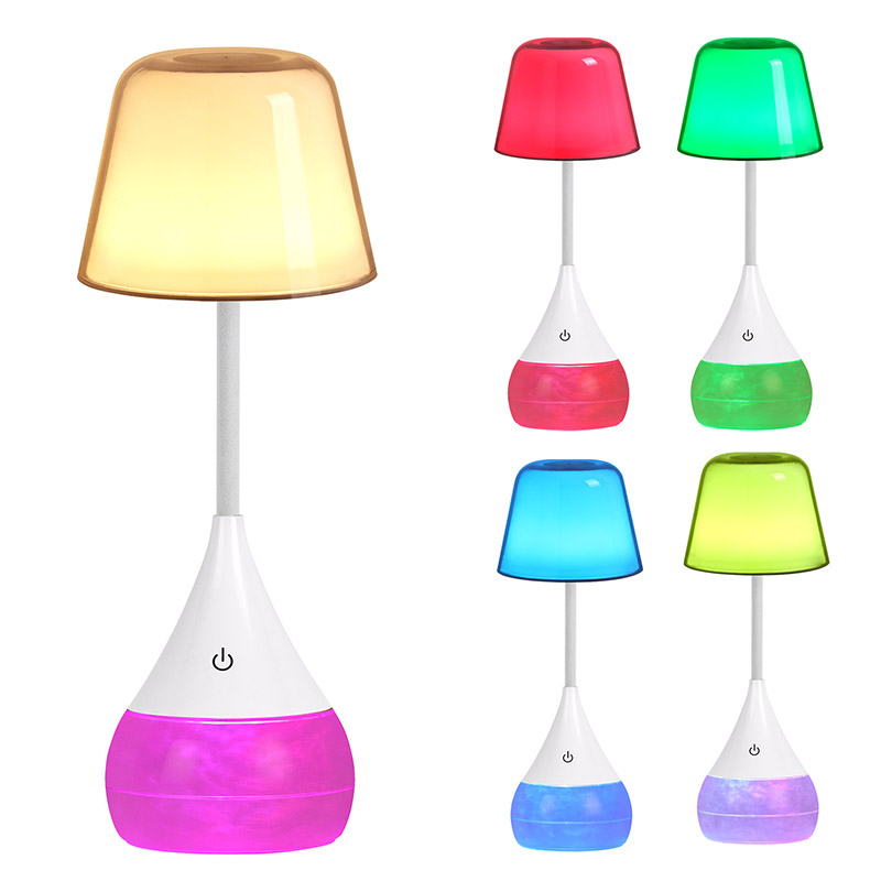 Lampu meja LED keanggunan dan inovasi dengan bentuk RGB