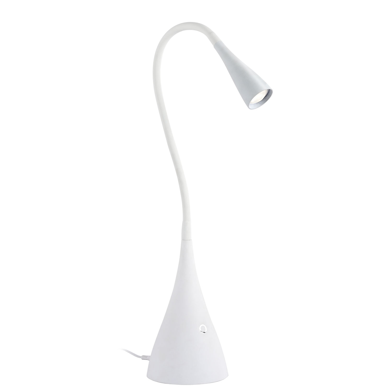 Lampu Meja Led kolom Fleksibel Gooseneck