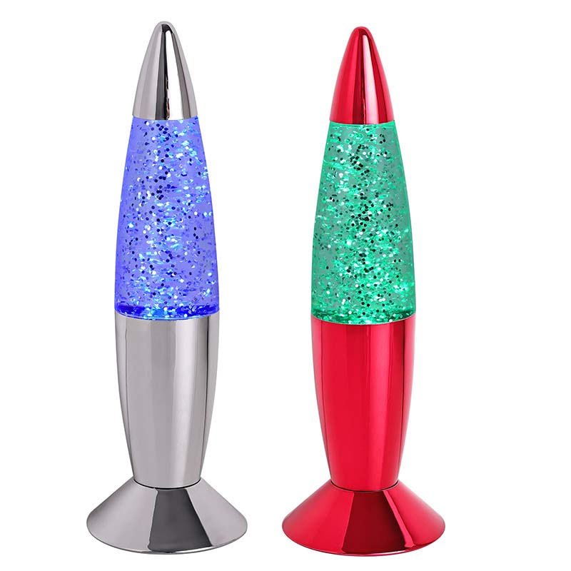 Lampu Malam Glitter Cair Mini RGB