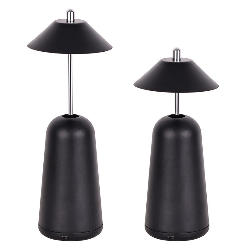 Lampu Meja Led Modern dengan Naungan Tinggi yang Dapat Disesuaikan