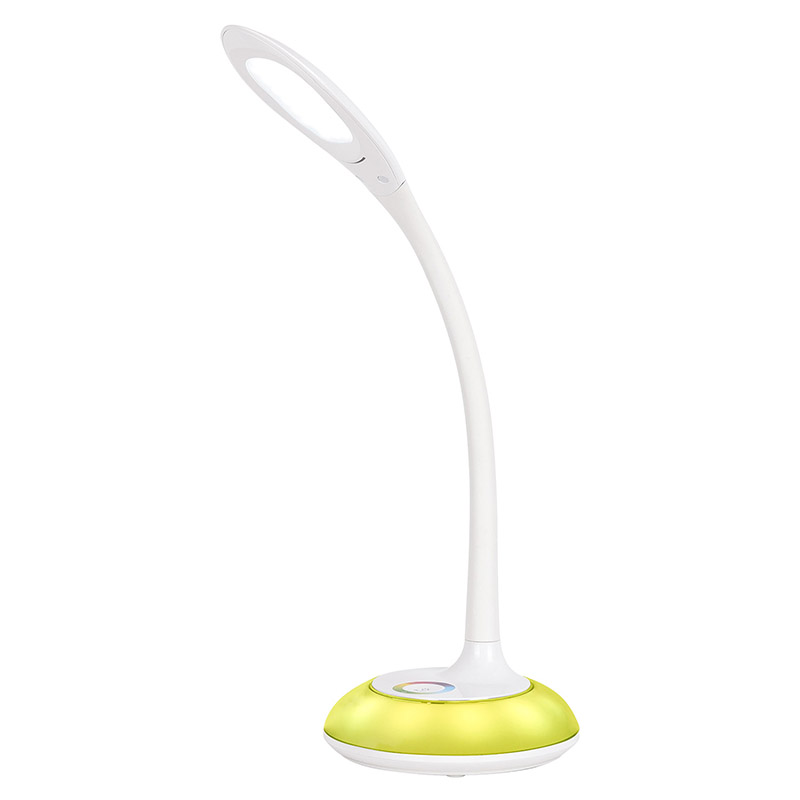 Lampu meja LED modern dengan dasar RGB