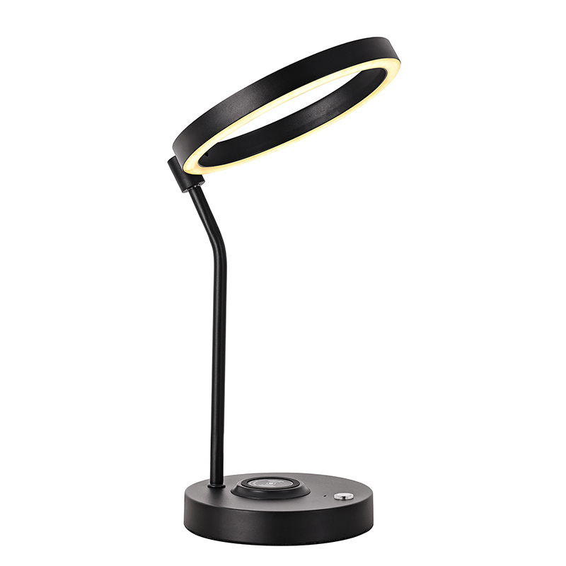 Lampu Meja LED Modern dengan Pengisian Nirkabel