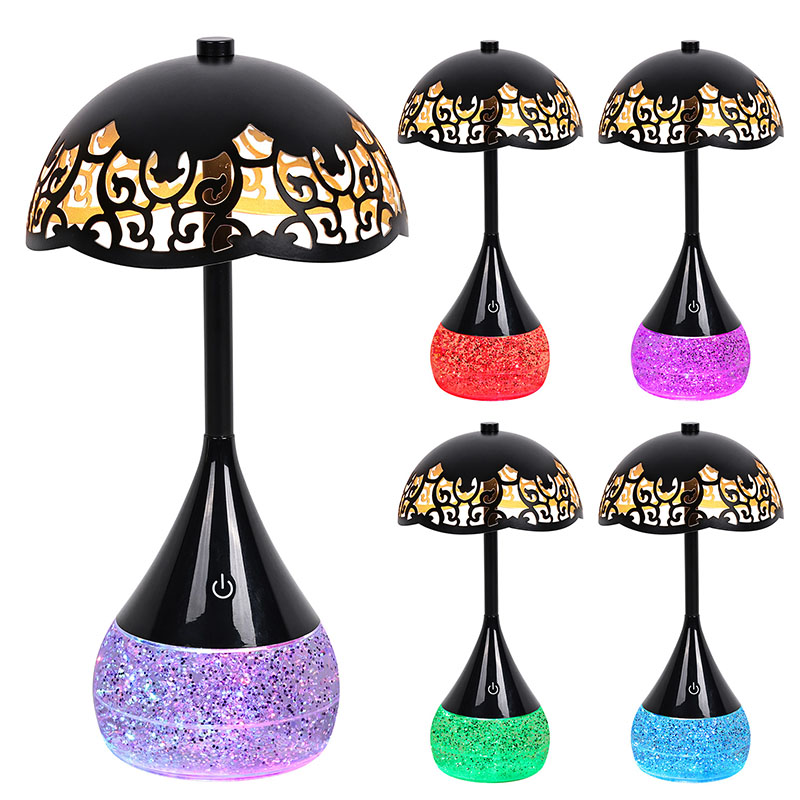 RGB Warna Lampu Meja Led Warna Dengan Bentuk Payung