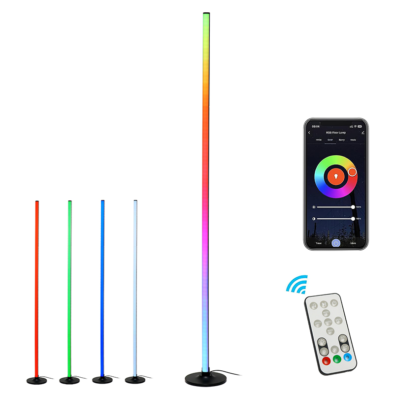 Lampu Lantai RGB dengan Perubahan Musik