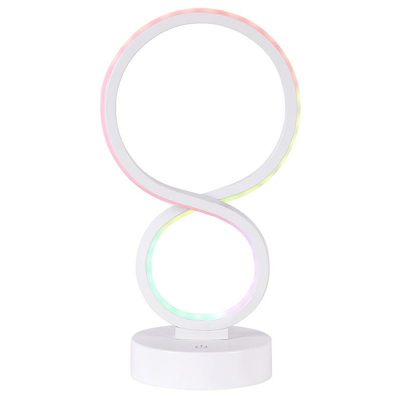 Lampu meja led lampu RGB dengan 8 warna